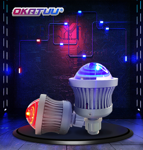 OKATUU 2.0 inç 25W LED melek şeytan gözler ışık LED yüksek işın projektör Lens araba ön ışık yüksek ışın - Product Image 1