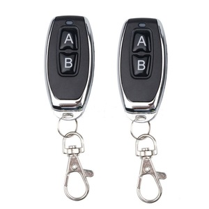 Per il livello AB 433RF trasmettitore a due chiavi codice di apprendimento personalizzabile telecomando gru Garage diretta fabbrica schermo di plastica Prin - Product Image 2
