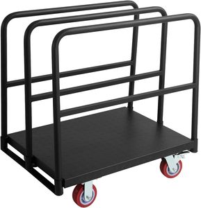รถเข็นไม้แบบ3รางสำหรับงานหนักรถเข็น2500Lbs เสารับน้ำหนักได้ - Product Image 1