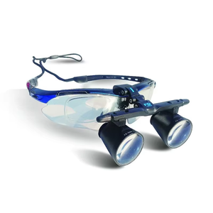 Hoc hinten siver medizinischer Scheinwerfer Drahtloses LED-Licht Dental lupe 2,5x/3,5x/5x/6x Brand Dental Light Lampe