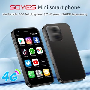 מכירות חמות xs16 4g 3gb/64 ג 'יגה 2000mah כפול cameraslte טלפון חכם מיני 3 אינץ' טלפון חכם מיני 3 אינץ 'sips מסך אנדרואיד 10
