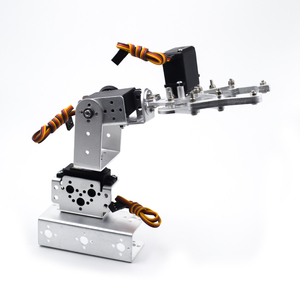 RoboWiz DIY 3DOF 3-Achsen-Metallroboter Mechanischer Arm mit Greifer klemmens atz