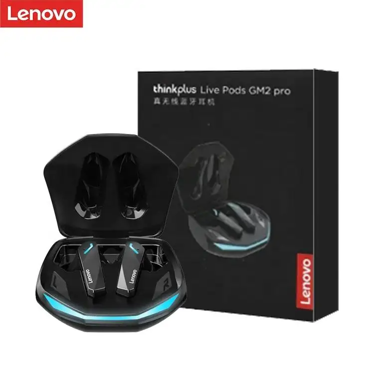Orijinal GM2 PRO Lenovo ThinkPlus TWS düşük gecikme oyun kulak müzik spor kulakiçi kablosuz kulaklıklar Lenovo gm2 pro