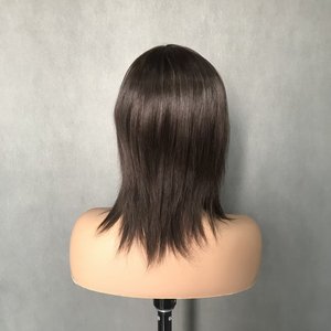 晚餐出售中国人发假发接发假发100% 女性人发假发
