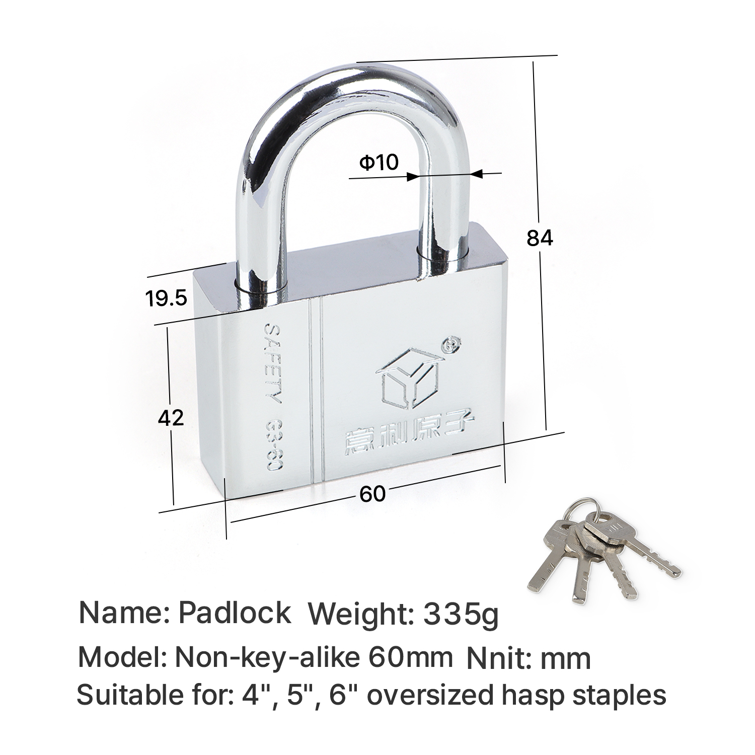 Padlock-60mm