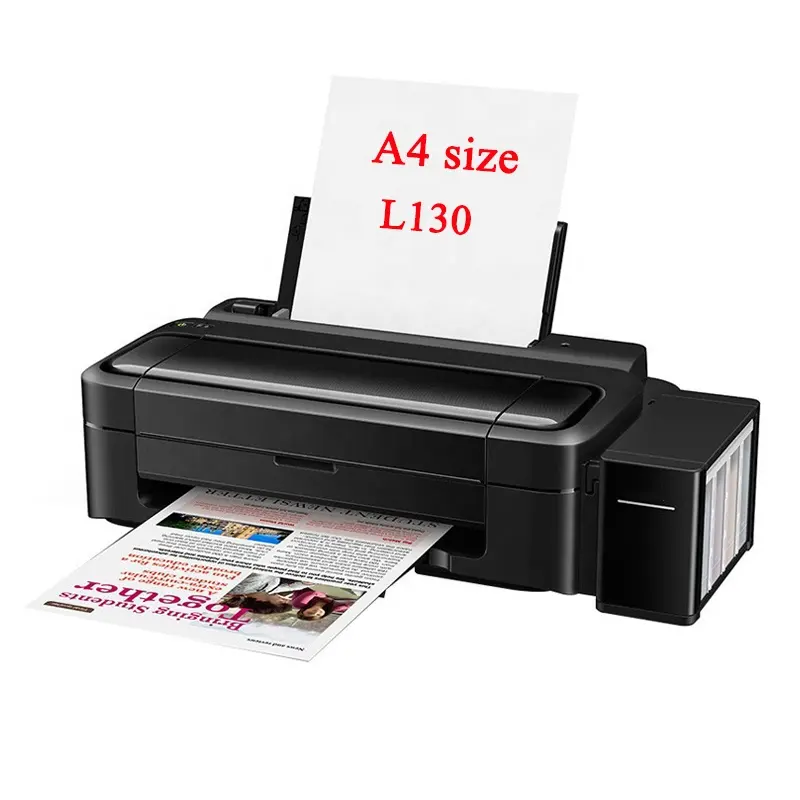 Venda Quente Impressora a jato de tinta digital para impressão em formato A4 4 cores para L130 Desenhos de sublimação