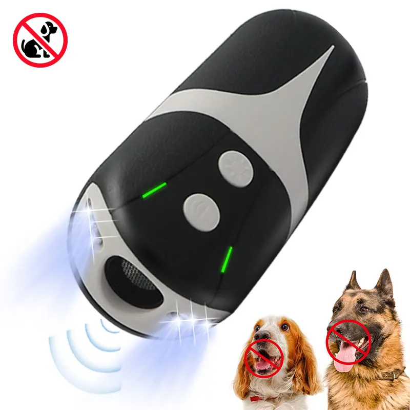 Ultrasonik köpek kovucu Anti Barking cihazı Bark kontrol köpek eğitim kovucu dur Barking cihazı köpek kovucu