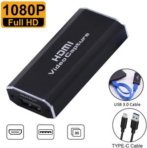HDMI转USB2.0视频采集卡录制音频游戏直播，用于凸轮电脑PS4游戏直播教学 - Product Image 1