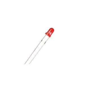 3 parça 3MM kırmızı Led ışık yayan diyot lamba boncuk F3 yuvarlak kafa uzun ayak kırmızı vurgulamak FYL-3014ED1A 2v 20ma Dip Led - Product Image 2