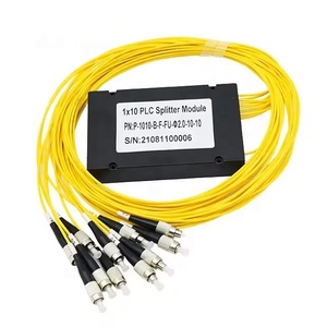 1x10 FC/UPC ABS Box Fiber Optical PLC Splitter with 2.0mm Fiber Length and 1.5m Cable for FTTH/FFTA <strong>Network</strong> - Product Image 6