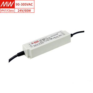 MEAN WELL LPF-60D-24 LED Driver, 60W, 24V, 89% Efficiency, IP67, Active PFC, 3-in-1 Dimming, for <strong>Dynamic</strong> Lighting <strong>Solutions</strong> - Product Image 1