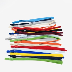 High Quality 5mm Nylon Adjustable <strong>Elastic</strong> Band Adjustment Bulk <strong>Elastic</strong> Ear <strong>Loop</strong> String Cord <strong>with</strong> Buckle - Product Image 1