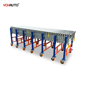 V nastro trasportatore linea di carico scatola di scarico cartone con il potere trasportatore a rulli flessibili per produttore - Product Image 4