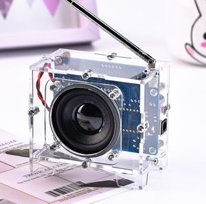 DIY <strong>FM</strong> Radio <strong>Kit</strong> TEA5767 Digital Broadcasting <strong>Kit</strong> MCS51 87MHz-108MHz Receiver Welding Digital Radio Piece Parts - Product Image 5