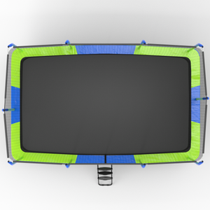 Hot bán 10x17ft hình chữ nhật Trampoline với phí bảo hiểm bao vây hệ thống thang <span class=keywords><strong>Bungee</strong></span> nhảy hình chữ nhật Trampoline - Product Image 6