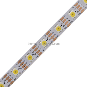 Sk9822 APA102 Pixel digitale LED strisce luci 60LED DC5V 4 fili controllato singolarmente Smart Strip data CLK bianco LED Strip - Product Image 4
