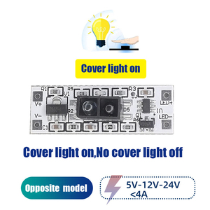 Interruptor de luz infrarroja inteligente con Sensor de movimiento, interruptor de encendido/apagado automático de 3,7 V y 12V para luz inteligente, Sensor táctil de 3-10CM - Product Image 4