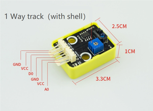 Infrared beam detector sensor wireless Tracking line <strong>module</strong> infrared beam 1,2,4,5,8 way trace <strong>module</strong> 1,2,8 way trace shell - Product Image 5