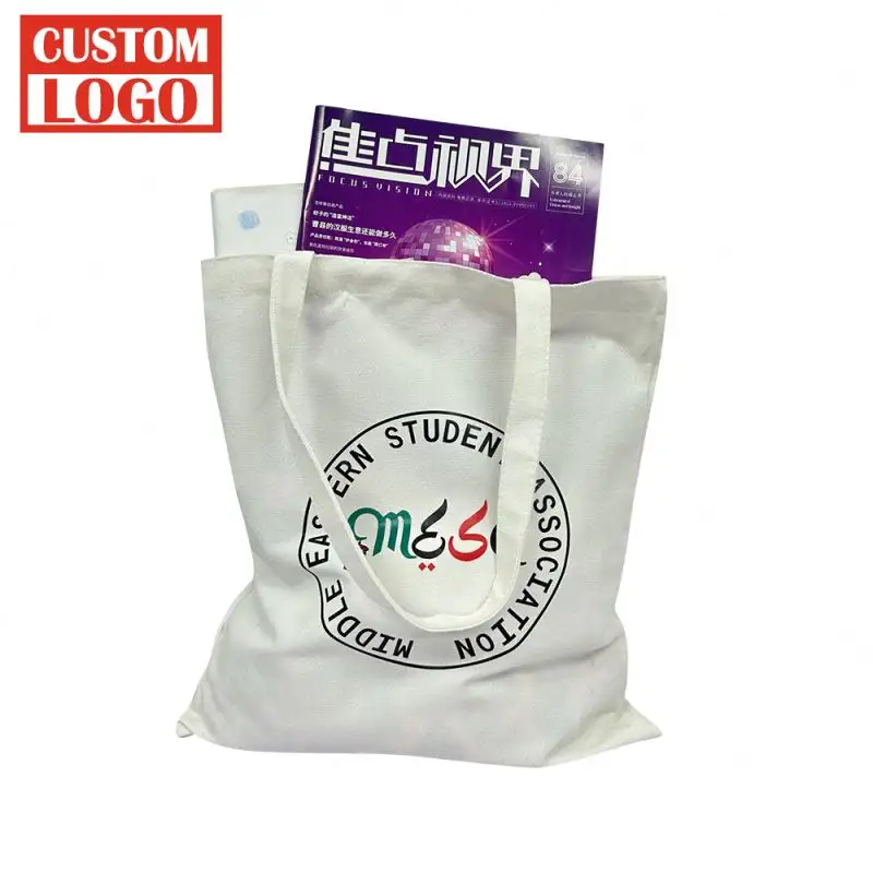 Bolsas de mano escolares personalizadas Bolsas de compras de regalo con logotipo impreso personalizado
