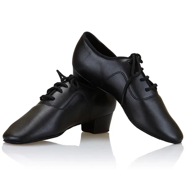 Blooming 13153 Wholesale Kids Boys Leather Canvas Ballroom Latin Dance Shoes