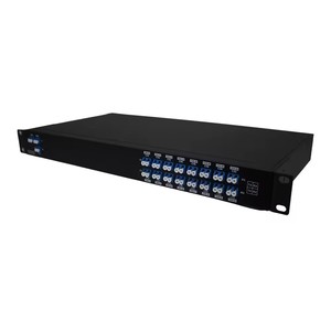 1U Rack Mount CWDM <strong>Multiplexer</strong> FWDM Splitter Device 4 8 16 18 <strong>Channel</strong> WDM CWDM DWDM Mux Demux Module LC Connector Fiber Network - Product Image 1