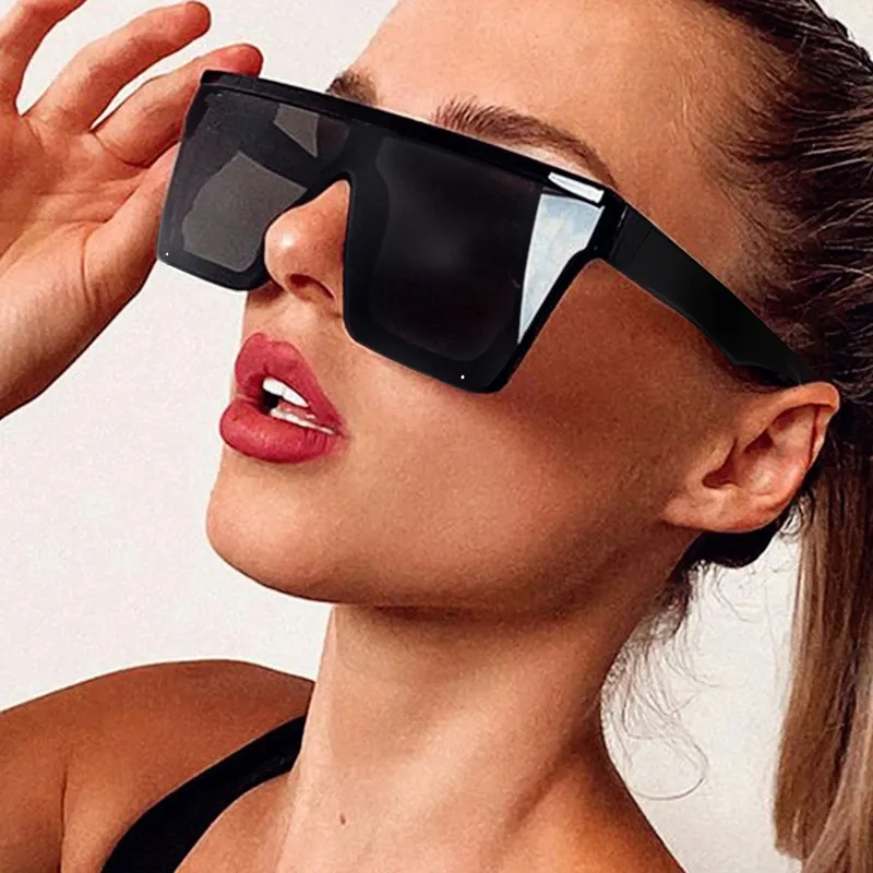 نظارات شمسية مربعة من العلامة التجارية الشهيرة للحماية من أشعة فوق البنفسجية نظارات شمسية نسائية نظارات شمسية رائجة