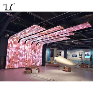 Schermo a led flessibile a colori con modulo morbido a colori P1.25 P0.9 P1.6 P1.875 P2 display a LED immersivo curvo - Product Image 4