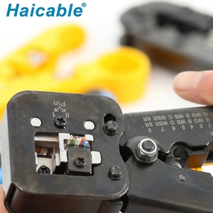 เครื่องมือจีบสายเคเบิลเครือข่ายผ่าน HT-268R เครือข่าย Ez ขั้ว RJ45เครื่องมือจีบสายเคเบิล - Product Image 2