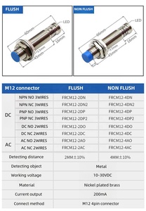 赤外線近接センサーFRCM12-2DPセンサーフレックスコネクター - Product Image 6