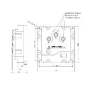 DL-AMC01 elettrico regolatore motore a corrente alternata IP67 sollevatore a forbice per piattaforme di lavoro aereo parti macchine edili - Product Image 2