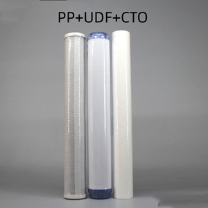 Ev su ön filtre 20 inç 3 aşamalı PP tortu aktif karbon UDF su filtresi - Product Image 4