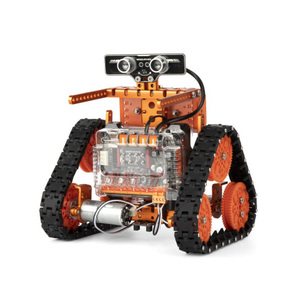 Engellerden kaçınma ve çizgi ile eğitim ve akıllı araba için 6-in-1 Robot kiti çizik programlamayı destekliyor
