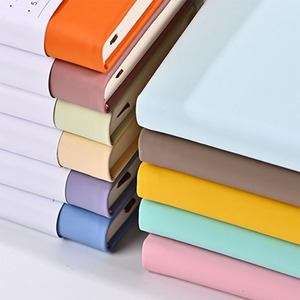 All'ingrosso taccuini in pelle con copertina rigida transfrontaliera A5 colore caramella linea orizzontale interno pianificatore di pagine diario 2025 taccuino - Product Image 3
