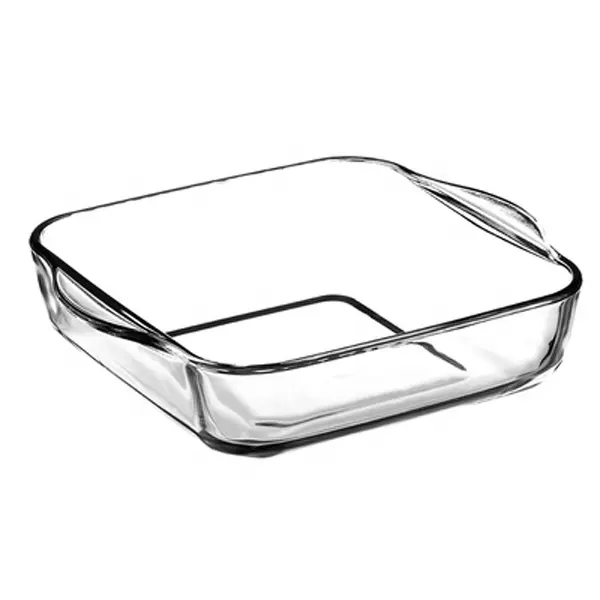 Aeofa Heat Resistant High Borosilicate Square Glass Baking Cooking Dish Casserole 1.1L 1.6L 1.8L