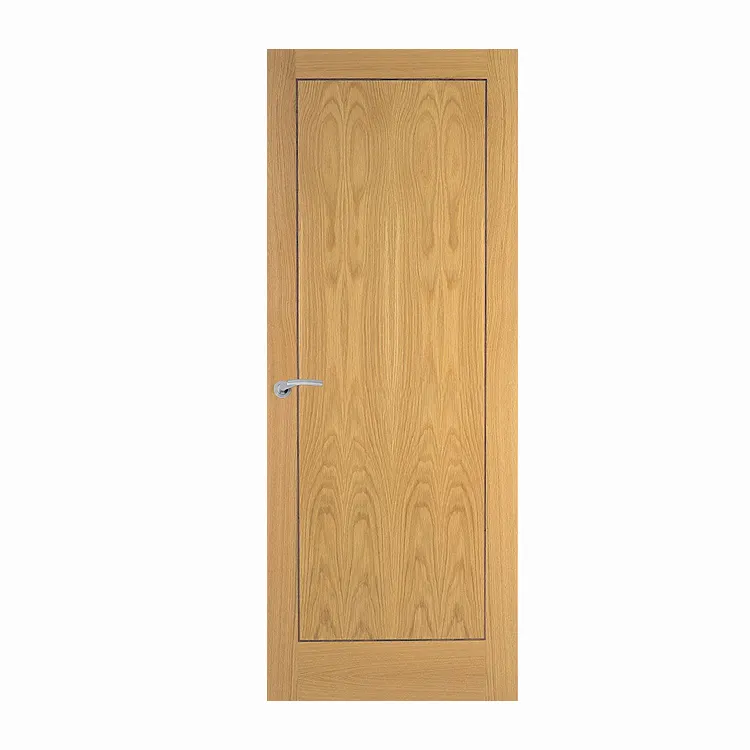 Moderna in legno massello di rovere naturale porta interna porta di legno design del pannello