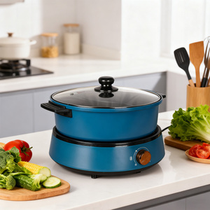 2025 xu hướng đa chức năng nấu ăn Điện Lẩu Pan nồi điện điện BBQ nướng với lẩu - Product Image 5