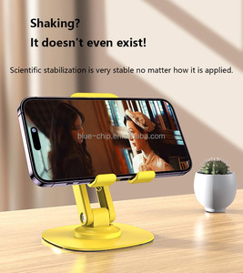 Alloy 360 <strong>Auto</strong> Rotate Adjustable Metal Desktop Desk Waterproof Foldable <strong>Cradle</strong> Desk Stand Cell Mobile Phone Holders for Phone - Product Image 2