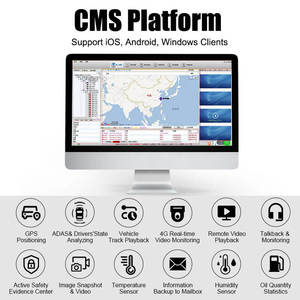Solución de transporte inteligente 1080P vehículo CCTV MDVR GPS 4G WIFI sistema de cámara de camión AI BSD DSM ADAS Cámara DVR móvil para autobús - Product Image 4