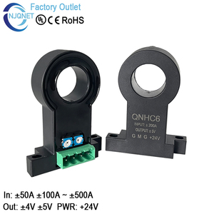 QNHC6 uscita 4V 5V ingresso dc 50A 100A 200A 300A 400A + 24V sensore di corrente Hall-Effect - Product Image 2