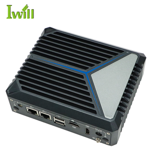 OEM özelleştirilmiş N100 endüstriyel adet 2x2.5G Lan 2HD 6USB DDR4 RAM kutusu ile fansız PC iş için abd & AU fişler - Product Image 4