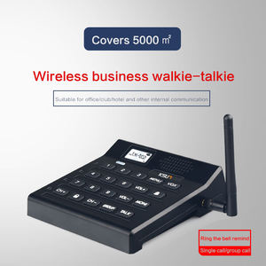 Q25 Sistema de intercomunicación de ventana bidireccional Altavoz Walkie-talkie Contador Intercomunicador para banco Oficina Tienda - Product Image 5