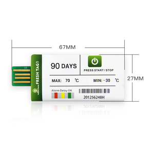 Fresh tag 1-registrador de datos de temperatura PDF, uso único, directo, generación de PDF, desechable - Product Image 4