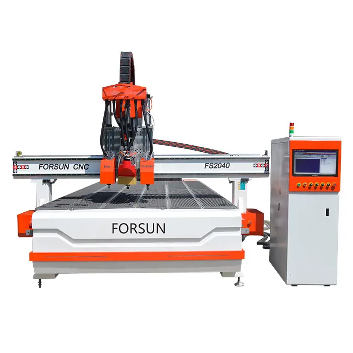High precision Forsun 1325 oscillating knife cutter machine 3d 2040 cnc router for foam