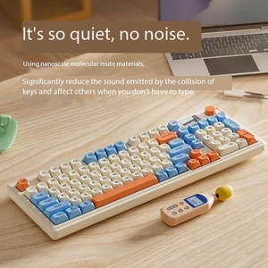 HOT Selling L98 Wired RGB High-value Three-mode <strong>Keyboard</strong> Competitive Game Office Typing <strong>Wireless</strong> Membrane Silent <strong>Keyboard</strong> - Product Image 4