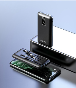4 <strong>Output</strong> 1 <strong>Input</strong> Built-in Cables Portable Fast Charge Powerbank 10000mah Power Bank for Mobile Phone - Product Image 6