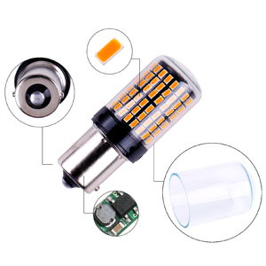 Yüksek yoğunluklu 1156 144SMD 3014 LED fren işığı Anti-Stab araba dönüş sinyali yeni sabit akım ters Decoded - Product Image 6