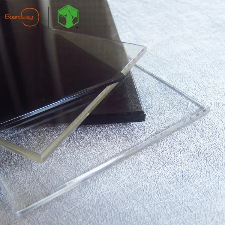 Foglio di Plexiglass acrilico nero trasparente personalizzato da 10mm per cornice per foto