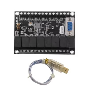 Placa de Control Industrial PLC, módulo de retardo de relé de 12 entradas y 8 salidas, 1AD + 1DA, con cable de programación de carcasa, salida de relé, 1/2 ", 1/2", 1/2 ", 1/2", 1/2 ", 1/2/2 - Product Image 6
