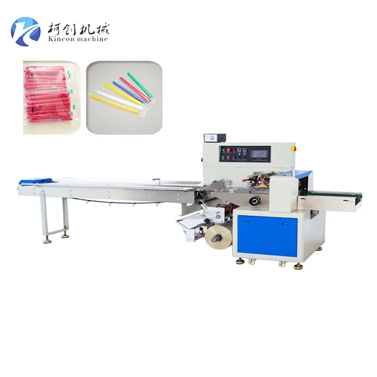 Automatic Servo Control Birthday Candle Flow Wrapping Wax Packing Machine
