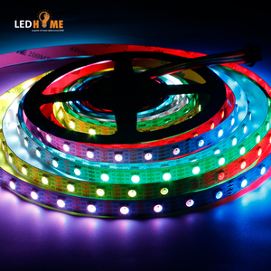 เปลี่ยนสีที่มีความยืดหยุ่นRGBสีเต็มรูปแบบSMD 5050ทีวีแสงไฟLEDแถบแสงที่มีIC Ws2815สีมายากล - Product Image 5